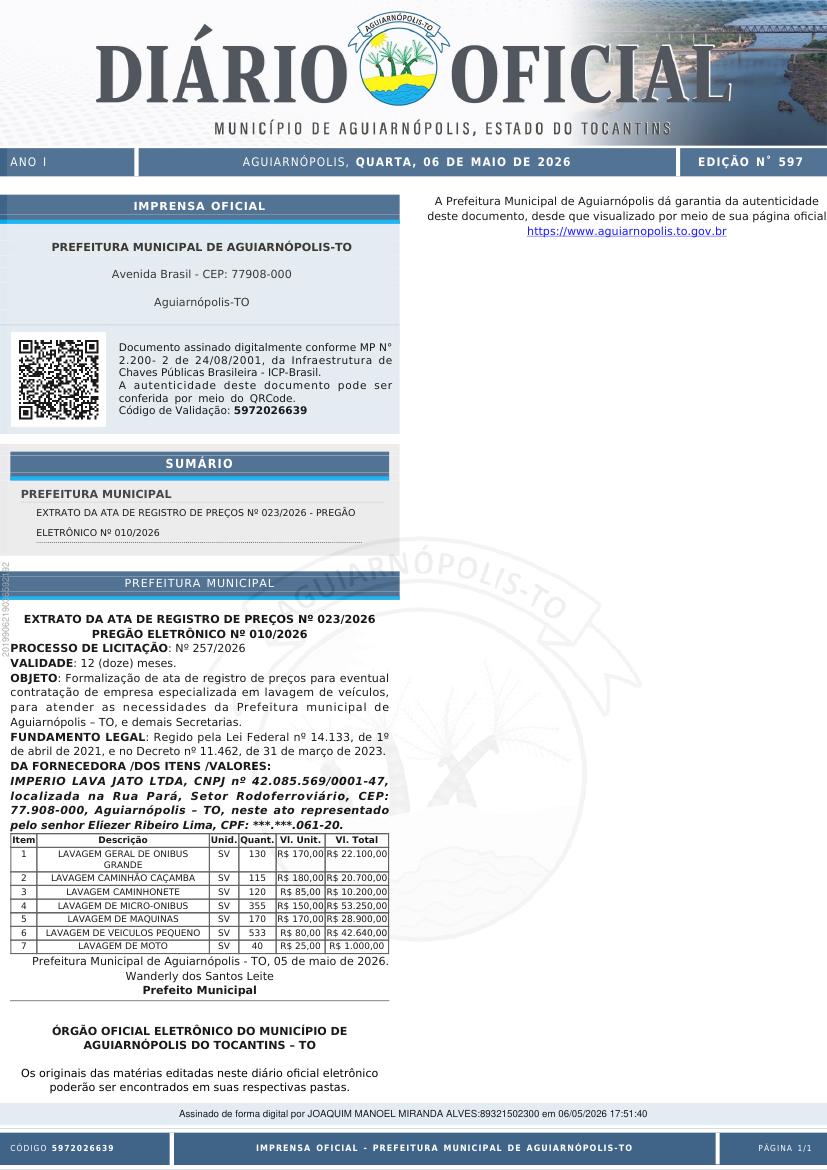 Capa da edição