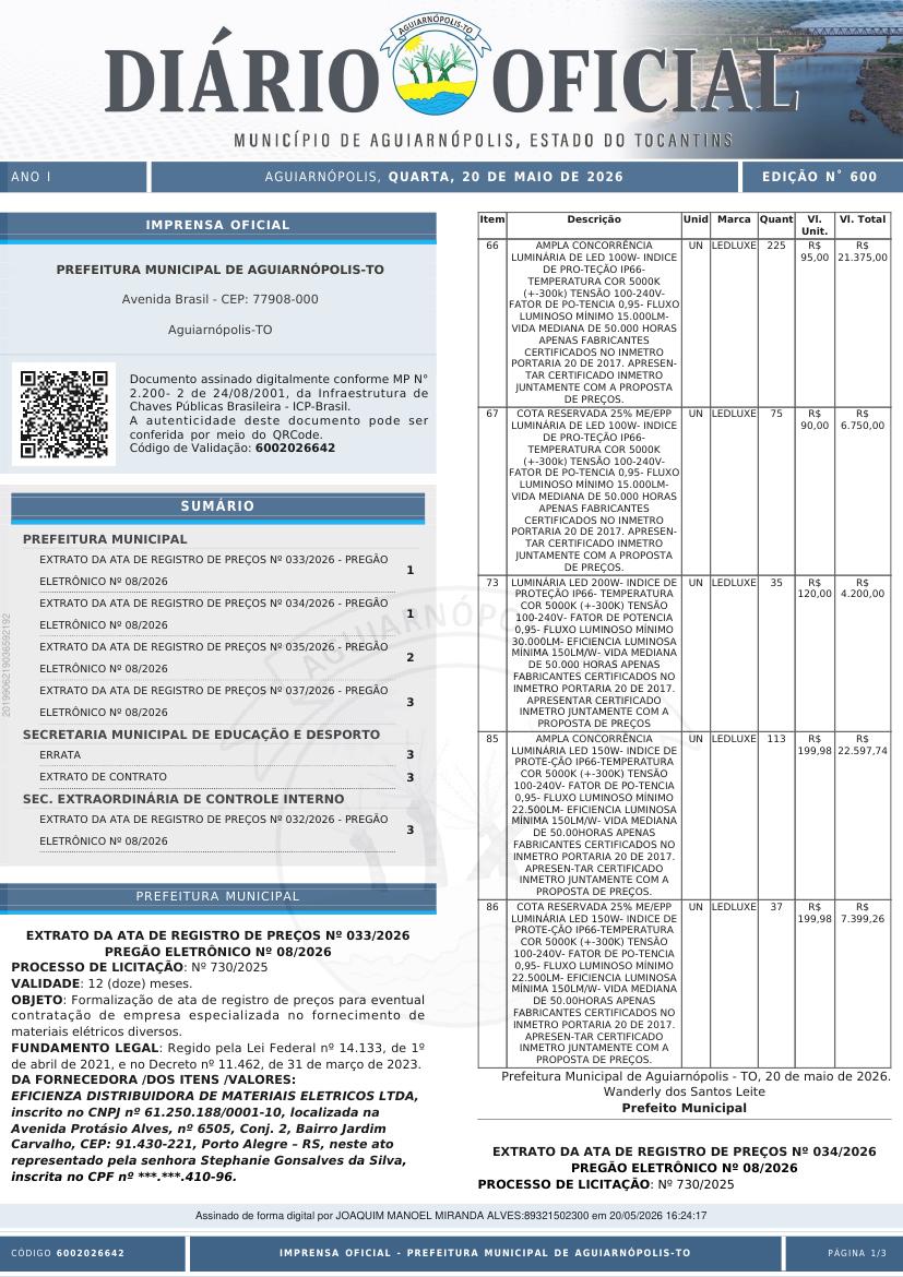 Capa da edição