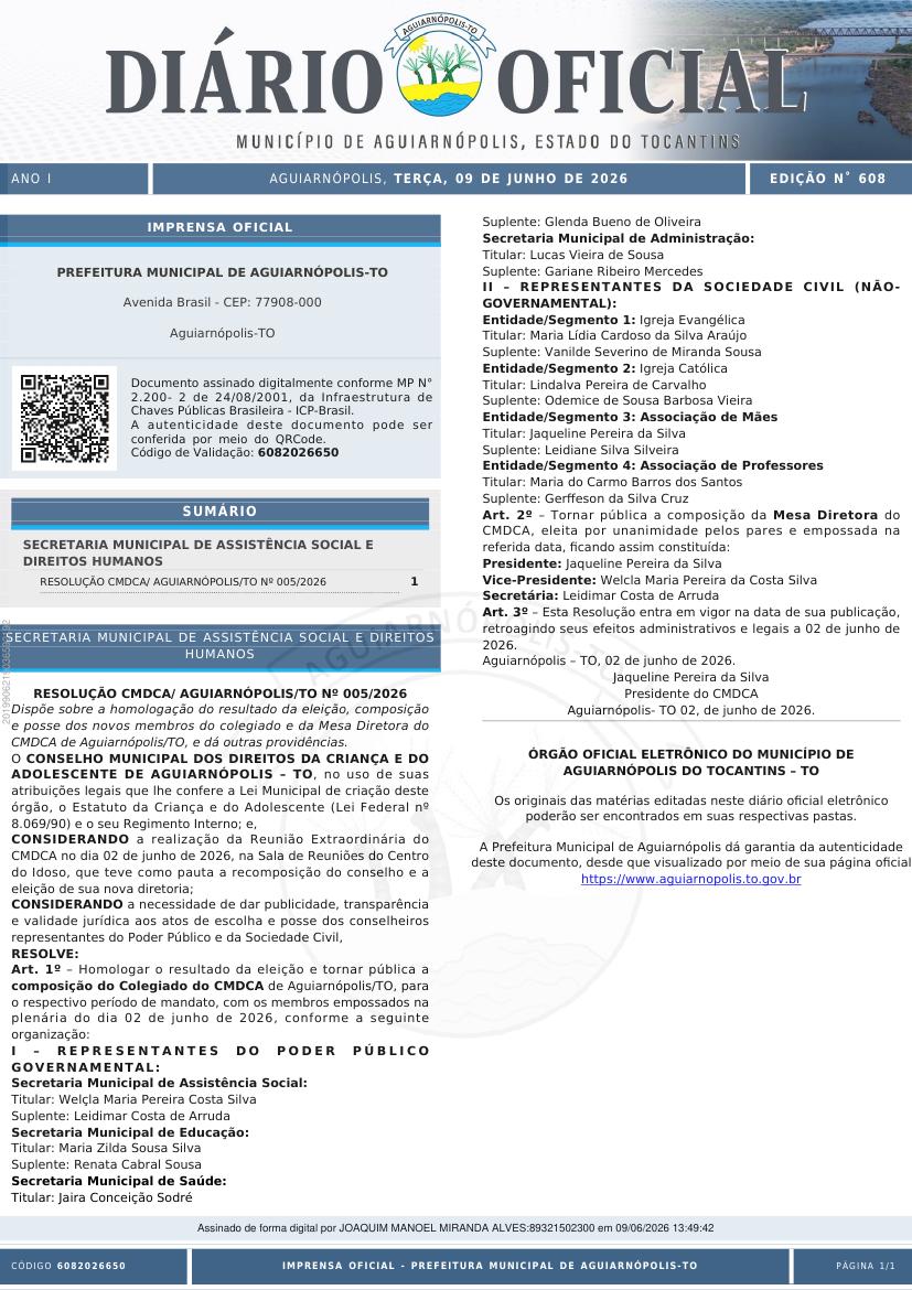 Capa da edição