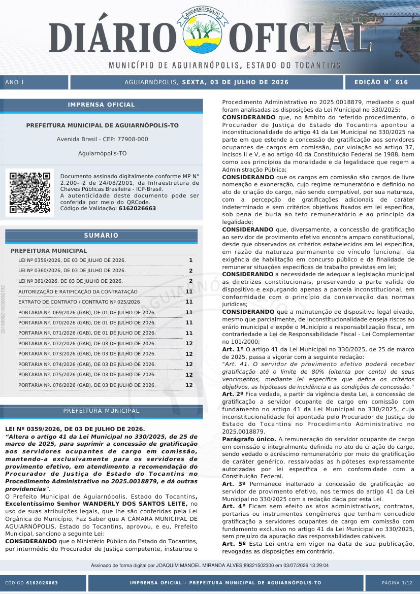 Capa da edição