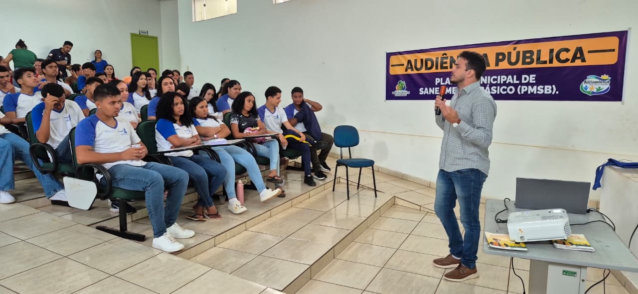 AUDIÊNCIA PÚBLICA – ATUALIZAÇÃO DO PLANO MUNICIPAL DE SANEAMENTO BÁSICO